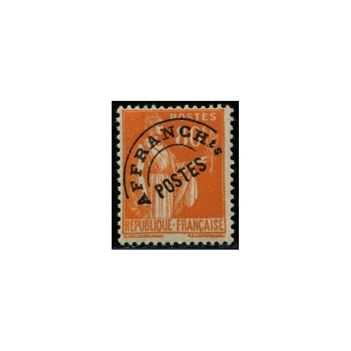 Préoblitéré N°75