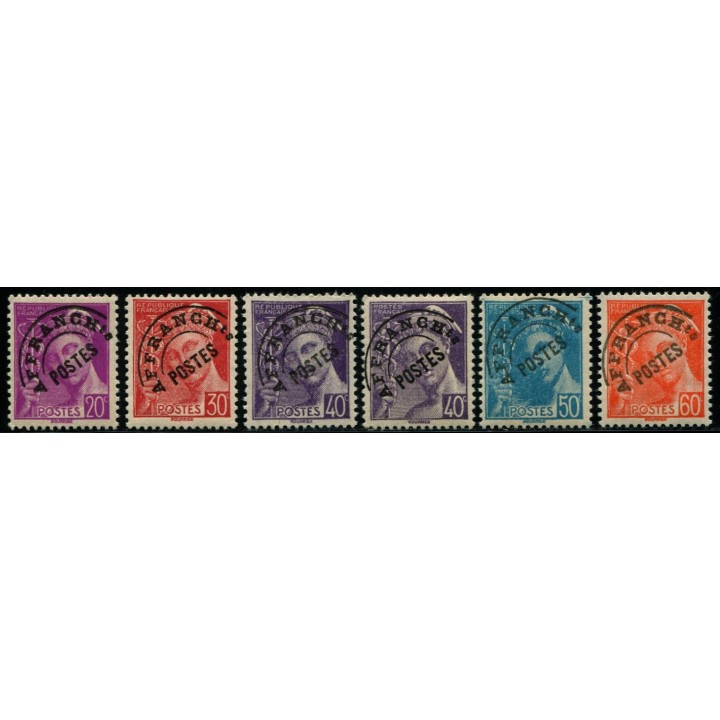 Préoblitéré N°78-83