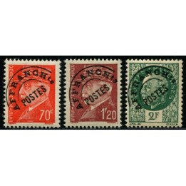 Préoblitéré N°84-86