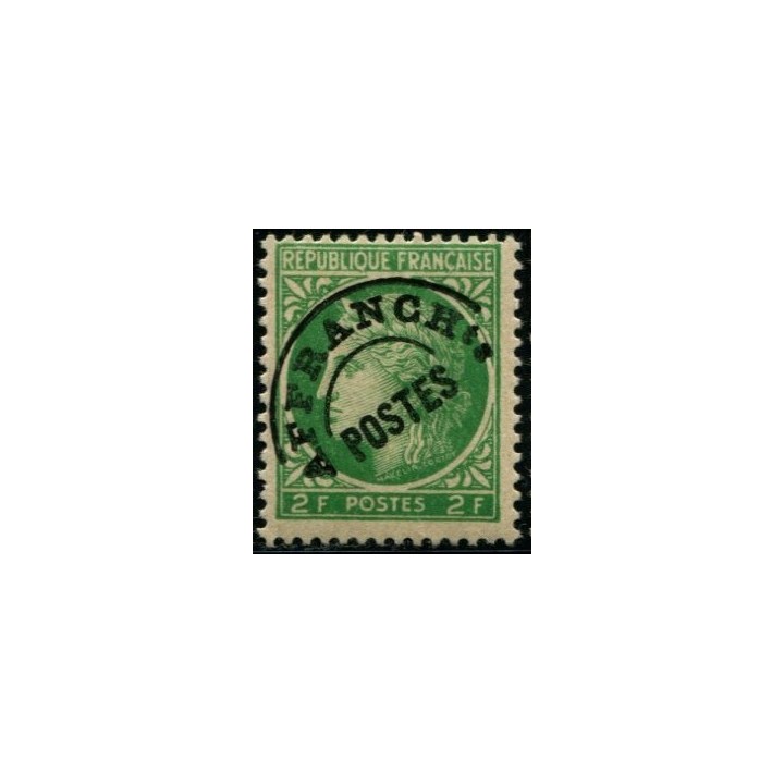 Préoblitéré N°92