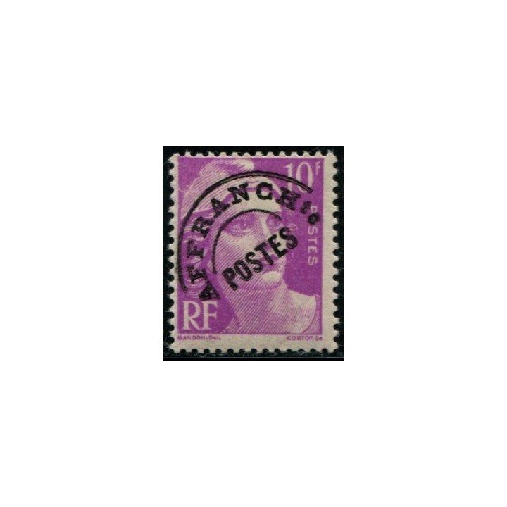 Préoblitéré N°102