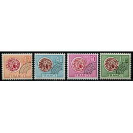 Préoblitéré N°134-137