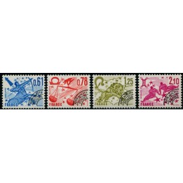 Préoblitéré N°154-157