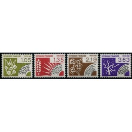 Préoblitéré N°178-181
