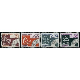 Préoblitéré N°194-197