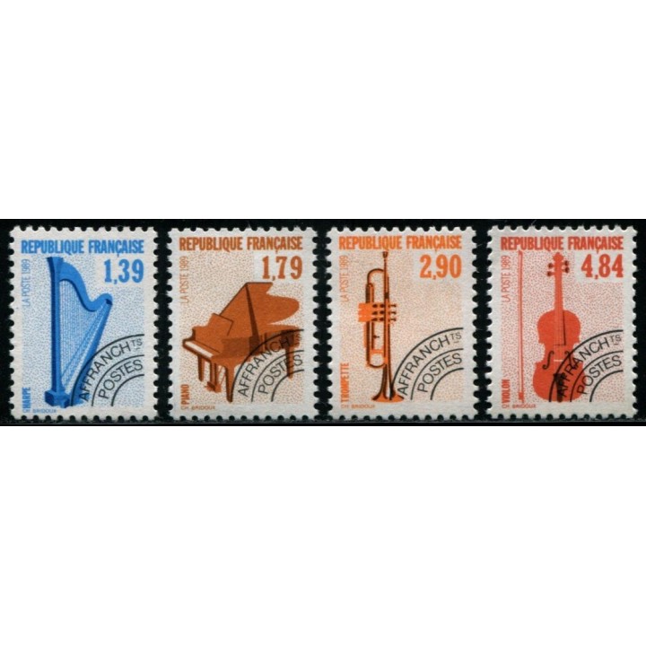 Préoblitéré N°202-205