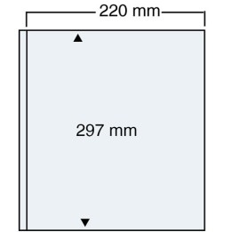 Feuilles "Compact A4" - 1 Poche - Paquet de 5