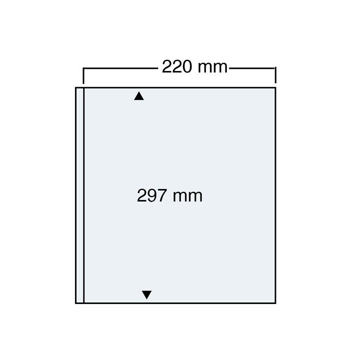Feuilles "Compact A4" - 1 Poche - Paquet de 5