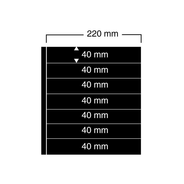 Feuilles "Compact A4" - 7 Bandes - Paquet de 5