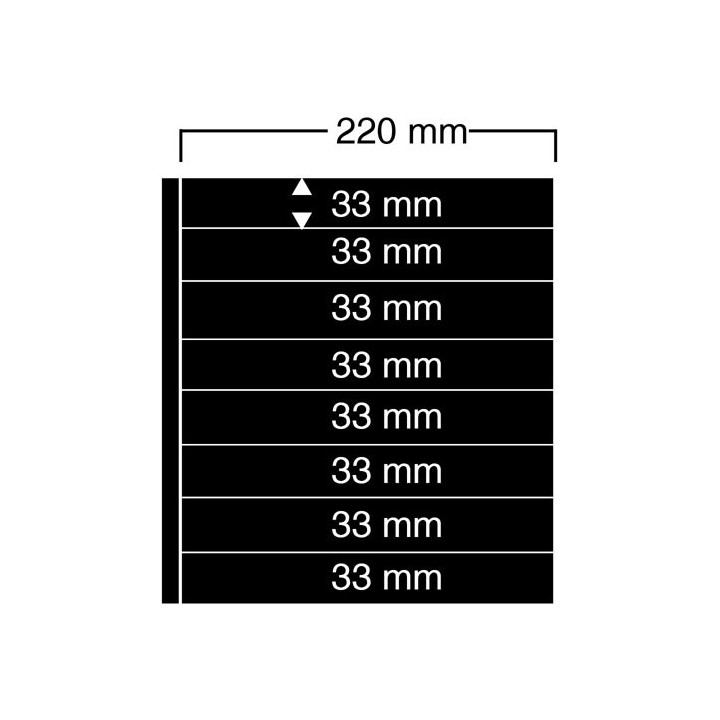 Feuilles "Compact A4" - 8 Bandes - Paquet de 5