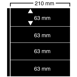 Feuilles "Compact A4" - ClipFix - 4 Bandes - Paquet de 5