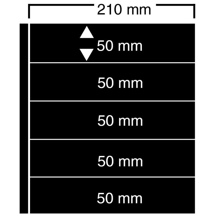 Feuilles "Compact A4" - ClipFix - 5 Bandes - Paquet de 5