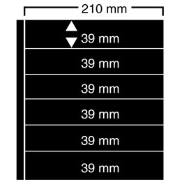 Feuilles "Compact A4" - ClipFix - 6 Bandes - Paquet de 5