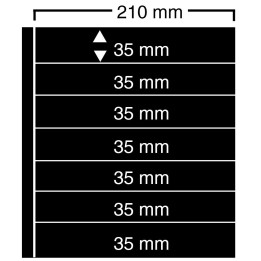Feuilles "Compact A4" - ClipFix - 7 Bandes - Paquet de 5