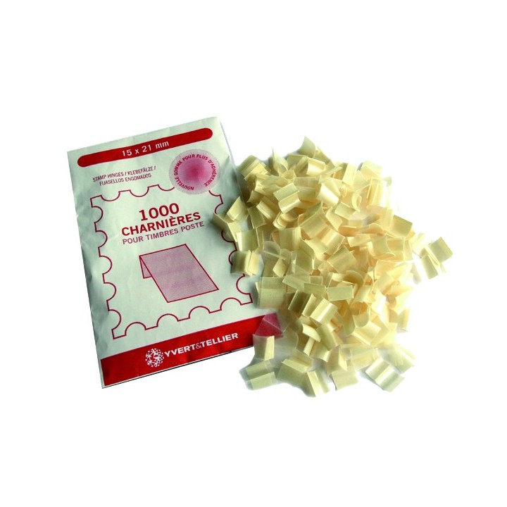 CHARNIERES POUR TIMBRES OBLITÉRES