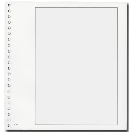 Pages vierges "SUPRA" : blanc avec cadre (x50)
