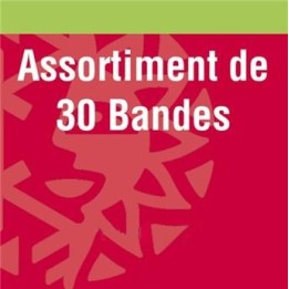 Assortiment de 30 bandes simple soudure