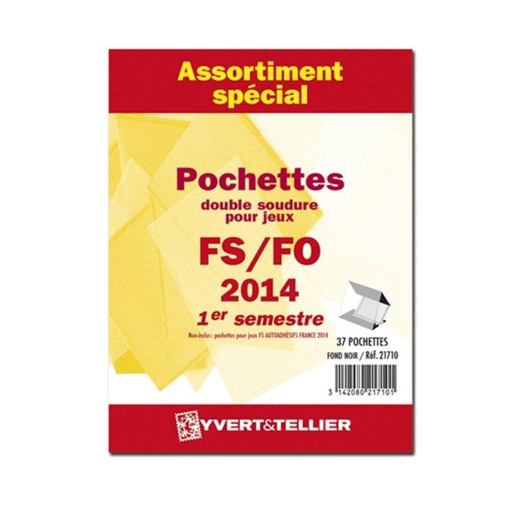 Assortiment de pochettes double soudure