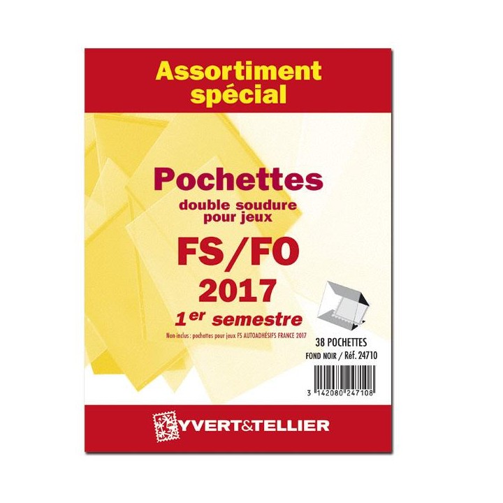 Assortiment de pochettes double soudure