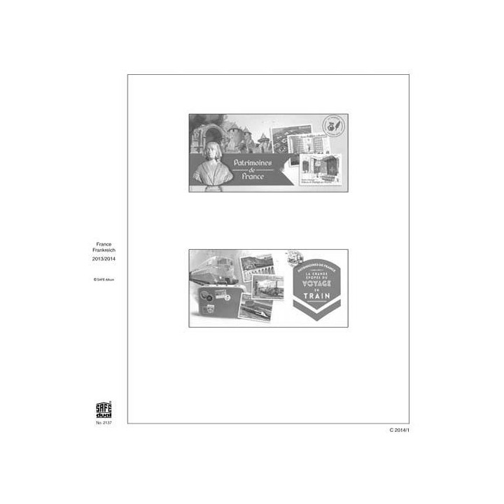 Feuilles spéciales de France - Carnet des régions