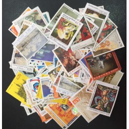 Lot de faciale 100 timbres à 6.70 Francs