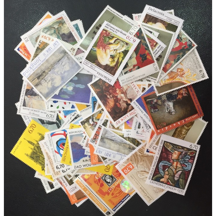 Lot de faciale 100 timbres à 6.70 Francs
