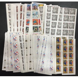 Lot de faciale 100 timbres à 22 Francs
