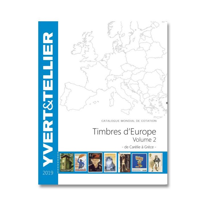 Timbres d'Europe -TOME 2019 - Volume 2 - C à G