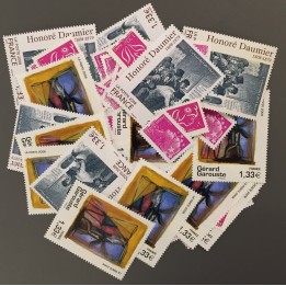 Lot de faciale 66 timbres à 1,33€ pour Affranchissement
