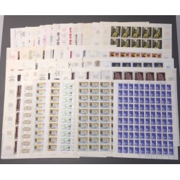 Lot de faciale en feuilles 2000 timbres à 2 Francs