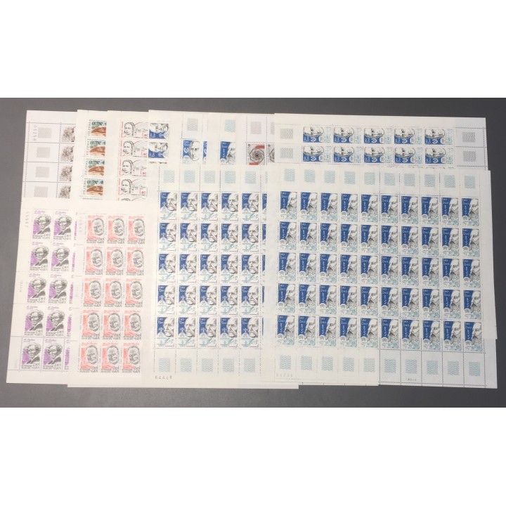 Lot de faciale de 1000 timbres à 1,80 Francs - En feuilles