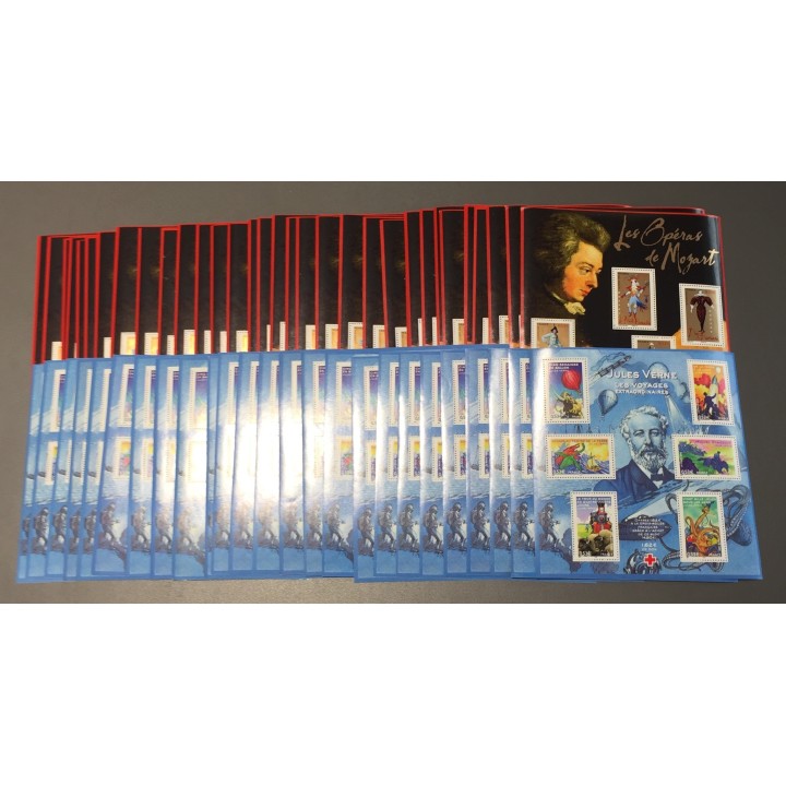 Lot de faciale 100 blocs de 3,18€ (445,20€)