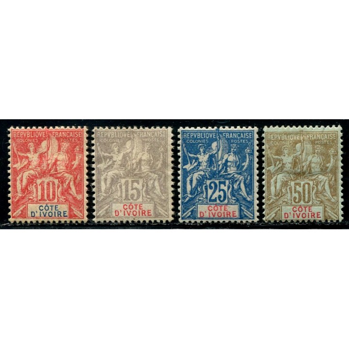 Lot A736 - Côte d'Ivoire - N°14/17