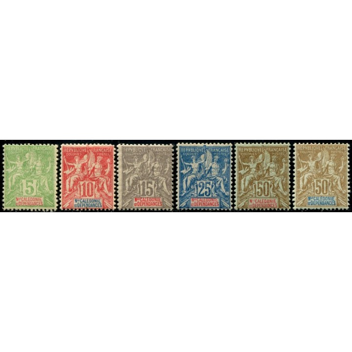Lot A532 - Nouvelle Calédonie -  N°59/64 *