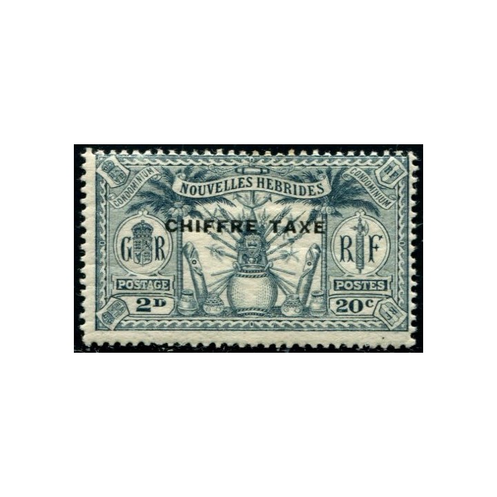 Lot A2584 - Nouvelles-Hébrides - Taxe N°T02 *