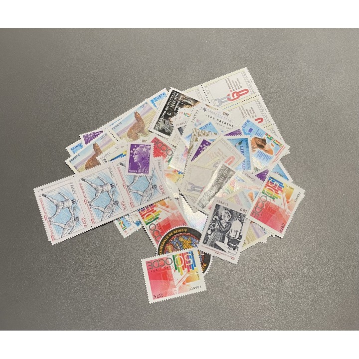Lot de faciale 100 timbres de 0,87€ (85€)