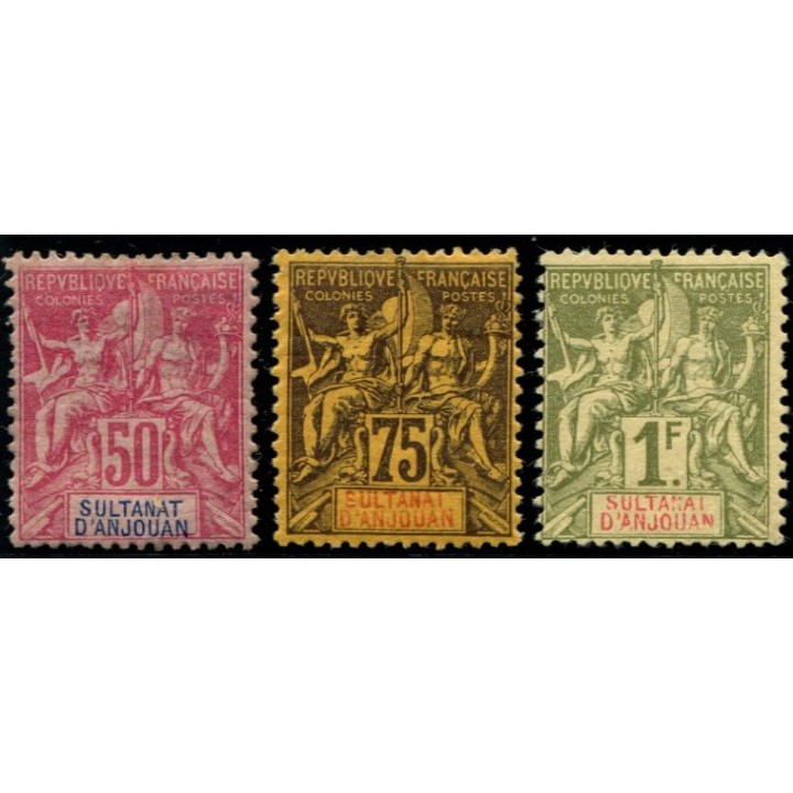 Lot A2296a - Anjouan - N°11/13