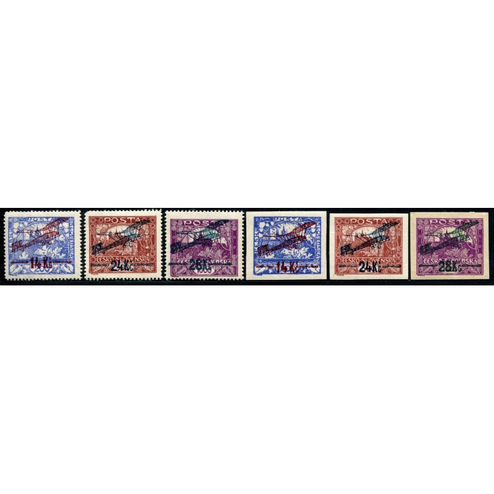 Lot A2827 - Tchecoslovaquie - N°PA1/6 *