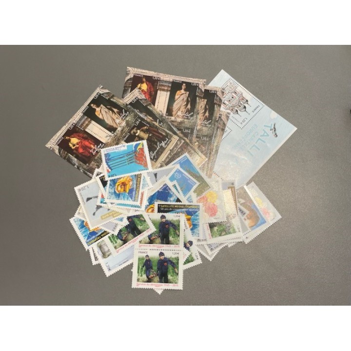 Lot de faciale 100 timbres à 1,20€ pour Affranchissement