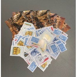 Lot de faciale 100 timbres à 1,25€ pour Affranchissement