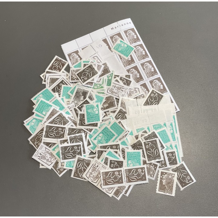 Lot de faciale de 373 timbres 0.05€ (18,65€)
