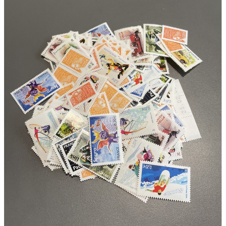 Lot de faciale de 209 timbres de 0,20€ (41,80€)