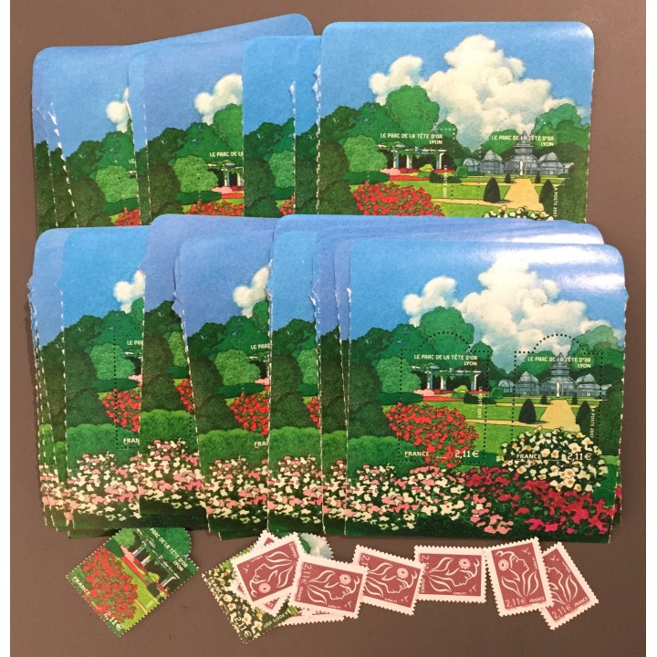 Lot de faciale 50 timbres de 2,11€ (105,50€)
