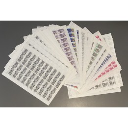 Lot de faciale 935 timbres à 3,70 Francs en Feuilles