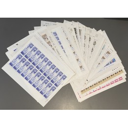 Lot de faciale 1105 timbres à 4 Francs en Feuilles