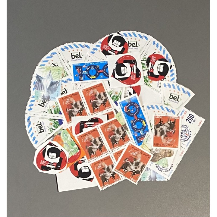 Lot de faciale de 50 timbres de 1,08€ (54€)