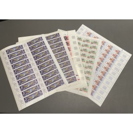 Lot de faciale 400 timbres à 4,40 Francs en Feuilles