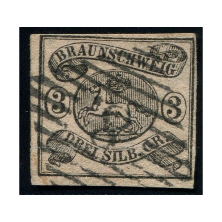 Lot A3783 - Allemagne Brunswick - N°9 Obl