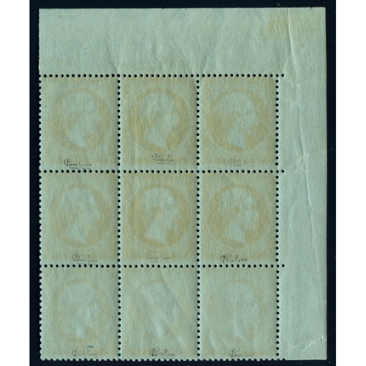 Lot C1553 - N°19b Classiques Bloc de 9 Neuf ** Luxe
