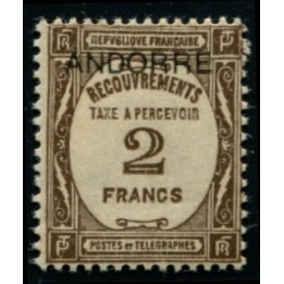 Lot A4077 - Andorre Taxe - N°14 **